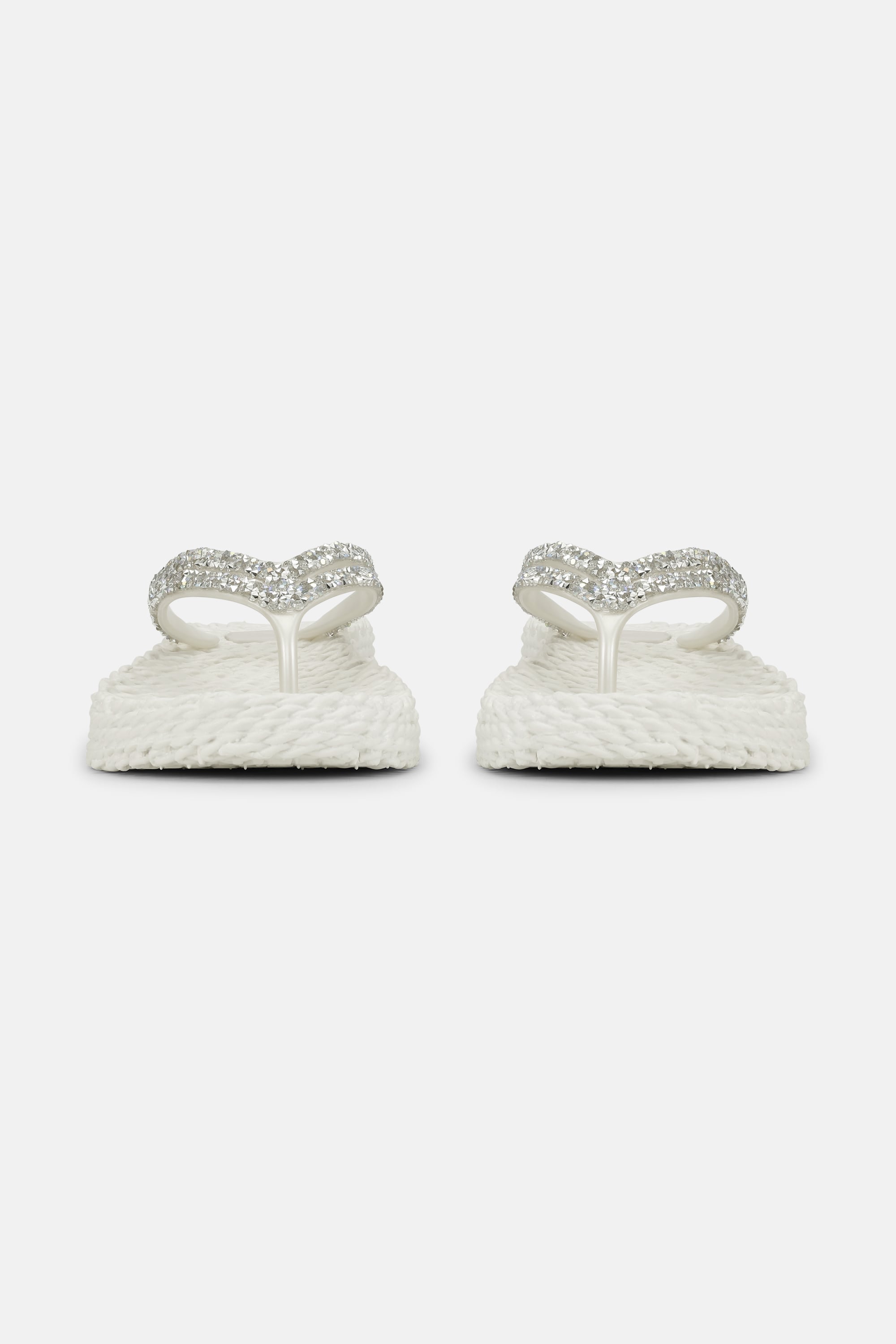 Platform Klipklapper Glimmersten - Creme